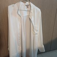 Blusa, camicia, top h&m, hm bianco
