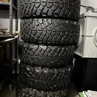 5 gomme 225/75/r15 + 5 cerchioni