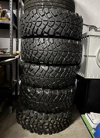 5 gomme 225/75/r15 + 5 cerchioni