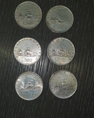 500 lire in argento 