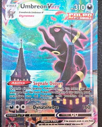Carta Pokemon Umbreon Evoluzioni Eteree 