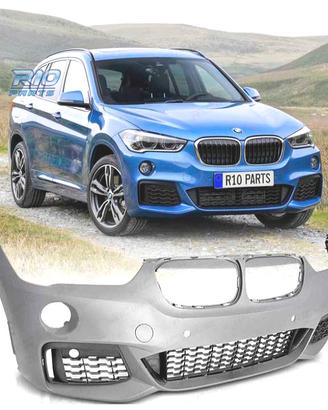 PARAURTI ANTERIORE BMW X1 F48 15-19 LOOK M PDC