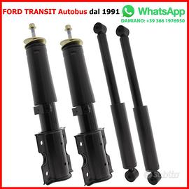 4 Ammortizzatori FORD TRANSIT Autobus E dal 1991