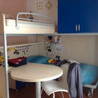 Cameretta bambino a ponte 2 posti letto