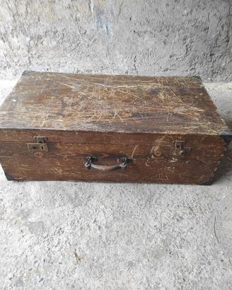 baule in legno vintage