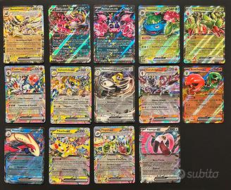 Lotto misto 14 carte Pokémon EX