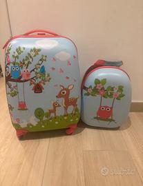 Valigia Trolley bambina + zaino