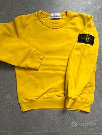 Stone Island felpa tg 06 gialla
