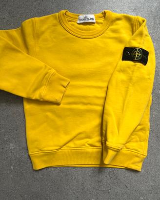 Stone Island felpa tg 06 gialla