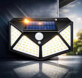 Lampada solare led con sensore di movimento 