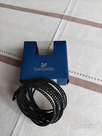 Bracciale Swarovski nero con confezione originale