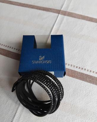 Bracciale Swarovski nero con confezione originale