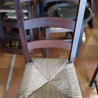 sedia impagliata Arte povera