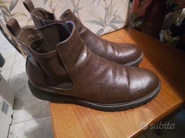 BASILE STIVALETTI CHELSEA MARRONI TG 42 ORIGINALI