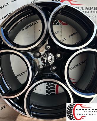 4 CERCHI IN LEGA ORIG RAGGIO 19 ALFA ROMEO STELVIO