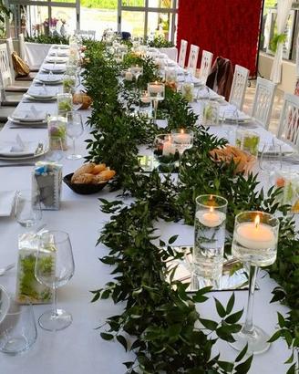 Decorazione per tavolo per la festa (matrimonio)