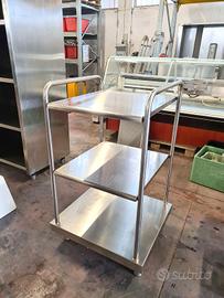 scaffalatura a 3 ripiani self-service usata