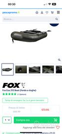 Gommone Fox EOS 215cm con motore 4t