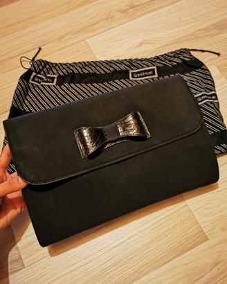 Gianni versace borsa clutch nera