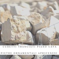 Pavimentazione in pietra di Apricena piano cava