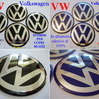 VOLKSWAGEN VW Copri Mozzi 9 cm 90 mm VW TAPPI LOGO