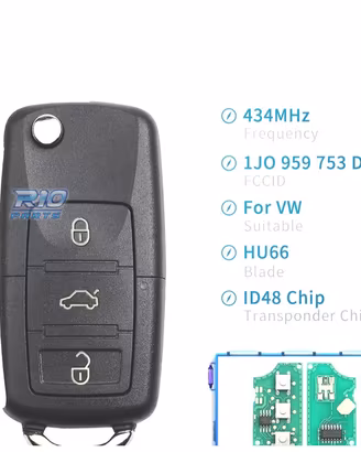 CHIAVE COMPLETA SEAT VOLKSWAGEN VW SKODA VARI MODE