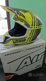 Casco Airoh Wraap  Broken Yellow Matt - S