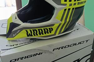 Casco Airoh Wraap  Broken Yellow Matt - S