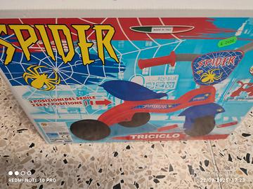 triciclo spiderman 