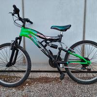 bicicletta bambino 24  doppio ammortizzator