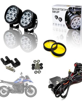2 Faretti led Profondità 120W BMW R1300GS STANDARD