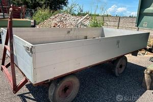Rimorchio agricolo Artigiano due assi