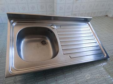 lavandino cucina acciaio inox