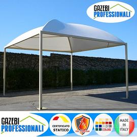 Gazebo 6x6 cupola professionale certificato pvc