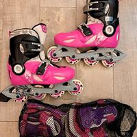 Pattini in linea per bambina