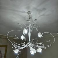 lampadario e lumi camera matrimoniale