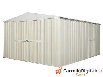 Box prefabbricato in acciaio 360x430cm avorio