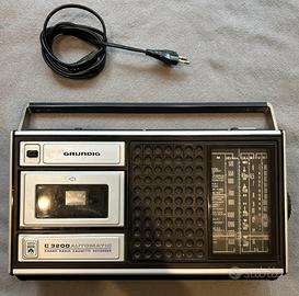 Grundig C3200 K Radio Mangia cassette nastri