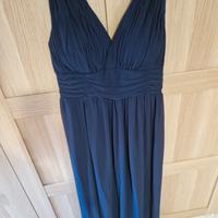 vestito lungo blu 