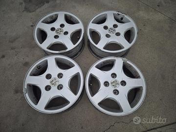 Cerchi In Lega Da 14" Per Peugeot 206 - 106