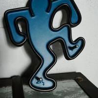 Portachiavi da parete Kheit Haring blu