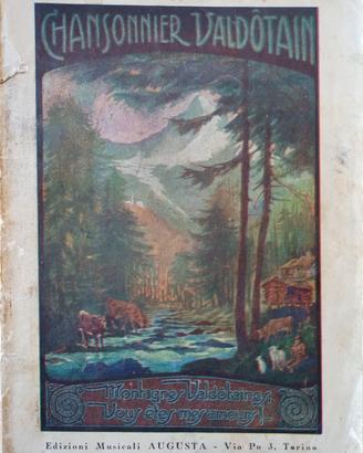 spartito antichi canti valdostani, Chansonnier Val