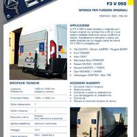 Sponda caricatrice idraulica furgone FIAT DUCATO