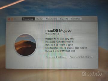 Apple MacBook Air 13" (Inizio 2015)