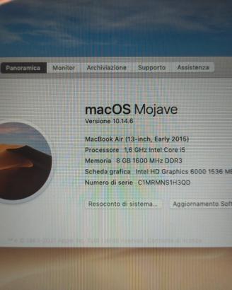 Apple MacBook Air 13" (Inizio 2015)
