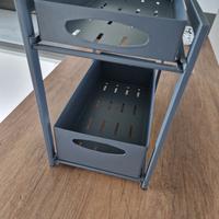 Mobile sotto lavello, organizer 2 cassetti