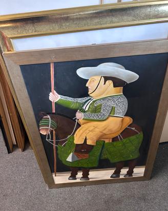 Dipinto Olio Picador"Copia d'AutoreFernando Botero