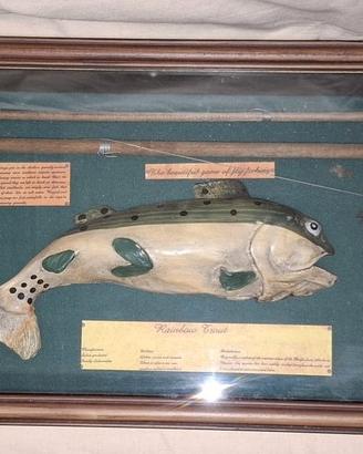 TECA DA COLLEZIONE SULLA PESCA CON LA MOSCA