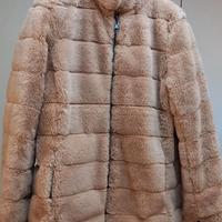 Giubbotto donna trapuntato effetto pelliccia