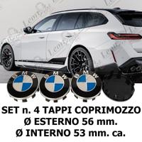 Set n. 4 Tappi Coprimozzo per BMW Ø 56 mm. borchie